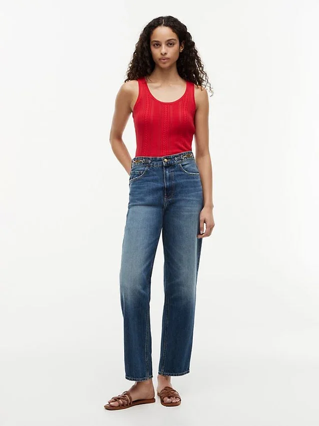 Mixed-Knit Tank Top Mixed-Knit Tank Top