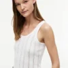 Mixed-Knit Tank Top