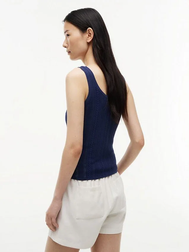 Mixed-Knit Tank Top Mixed-Knit Tank Top