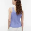 Mixed-Knit Tank Top