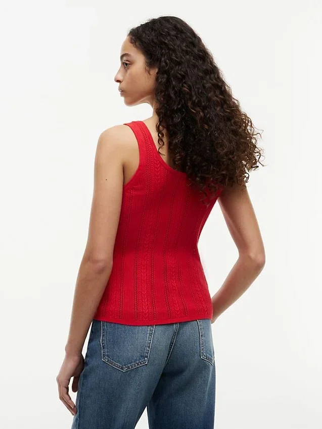 Mixed-Knit Tank Top Mixed-Knit Tank Top