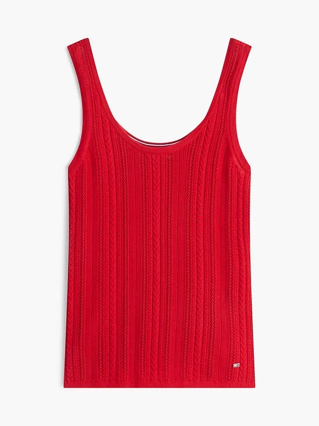 Mixed-Knit Tank Top Mixed-Knit Tank Top