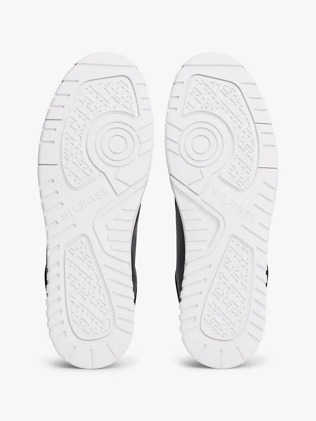 Mixed Media Leather Court Sneaker Mixed Media Leather Court Sneaker