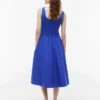Mixed-Media Midi Tank Dress