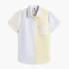 Mixed-Stripe Stretch Oxford Shirt