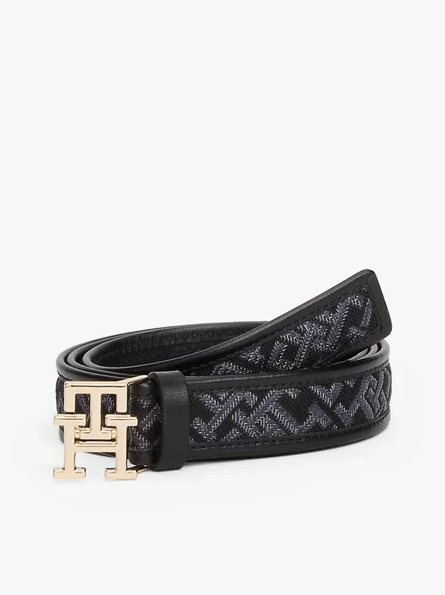 Monogram-Buckle Jacquard Belt Monogram-Buckle Jacquard Belt