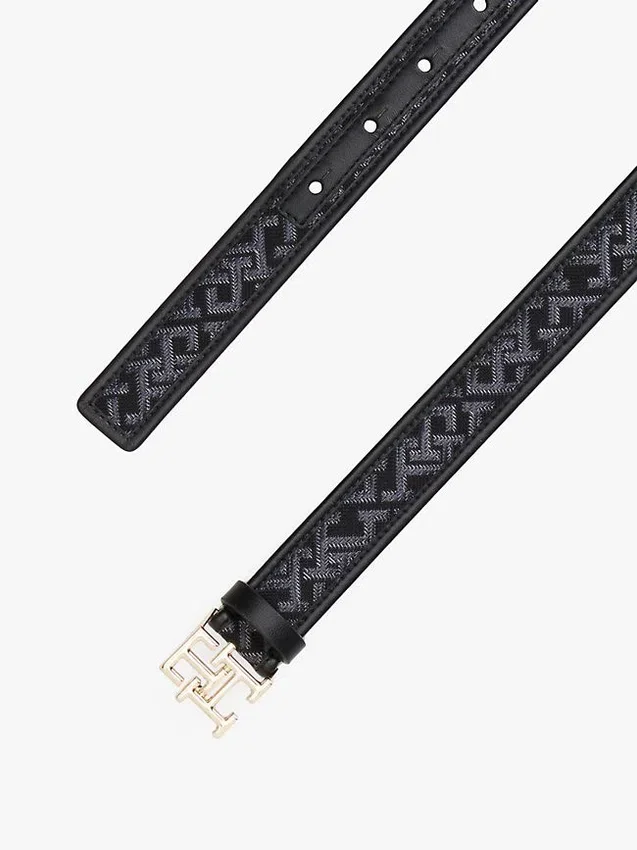 Monogram-Buckle Jacquard Belt Monogram-Buckle Jacquard Belt