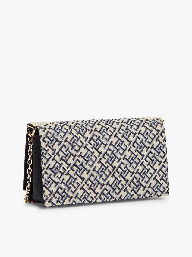 Monogram Clasp Jacquard Chain Crossbody Monogram Clasp Jacquard Chain Crossbody