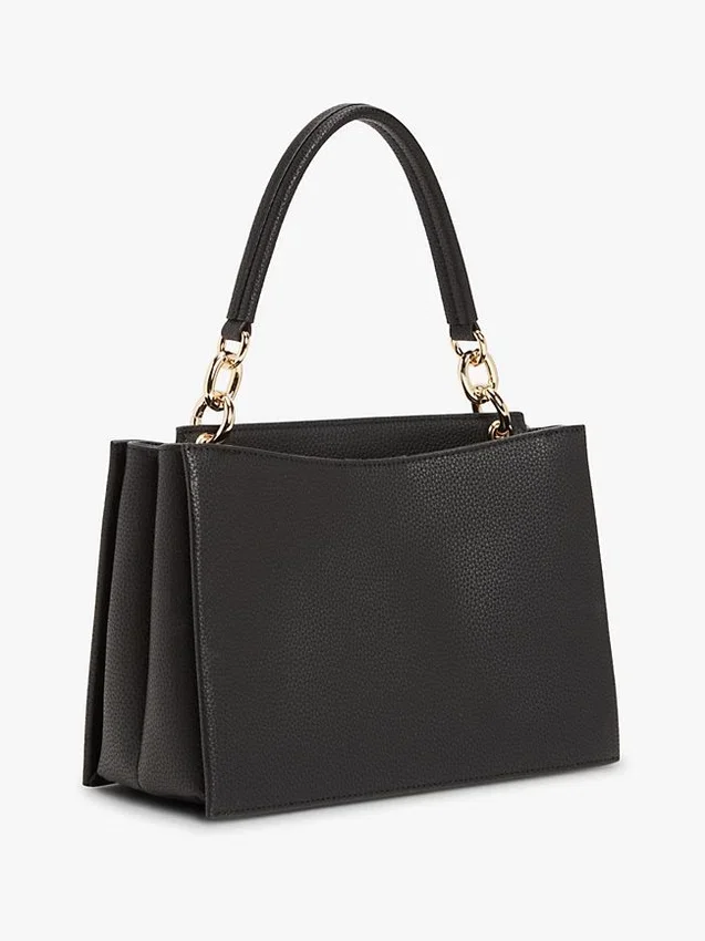 Monogram Clasp Medium Satchel Bag Monogram Clasp Medium Satchel Bag