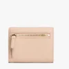 Monogram Clasp Pebbled Trifold Wallet Monogram Clasp Pebbled Trifold Wallet