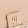 Monogram Clasp Pebbled Trifold Wallet Monogram Clasp Pebbled Trifold Wallet