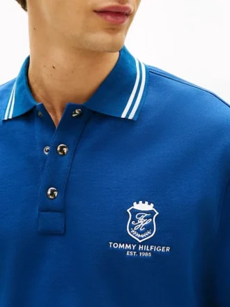 Monogram Crest Rugby Polo Sweatshirt