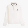 Monogram Crest Rugby Polo Sweatshirt Monogram Crest Rugby Polo Sweatshirt