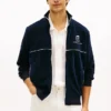 Monogram Crest Velour Track Jacket