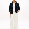 Monogram Crest Velour Track Jacket