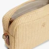 Monogram Logo Raffia Crossbody Bag Monogram Logo Raffia Crossbody Bag
