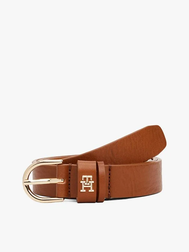 Monogram Slim Leather Belt Monogram Slim Leather Belt