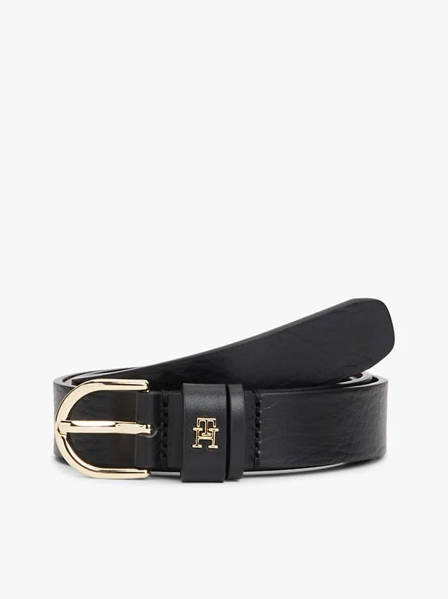 Monogram Slim Leather Belt Monogram Slim Leather Belt