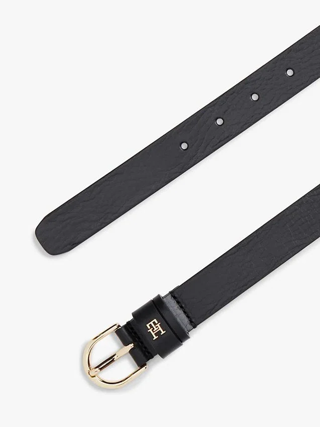 Monogram Slim Leather Belt Monogram Slim Leather Belt