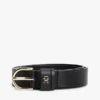 Monogram Slim Leather Belt Monogram Slim Leather Belt