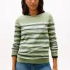 Multi-Stripe Boatneck Sweater Multi-Stripe Boatneck Sweater