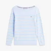 Multi-Stripe Boatneck Sweater Multi-Stripe Boatneck Sweater