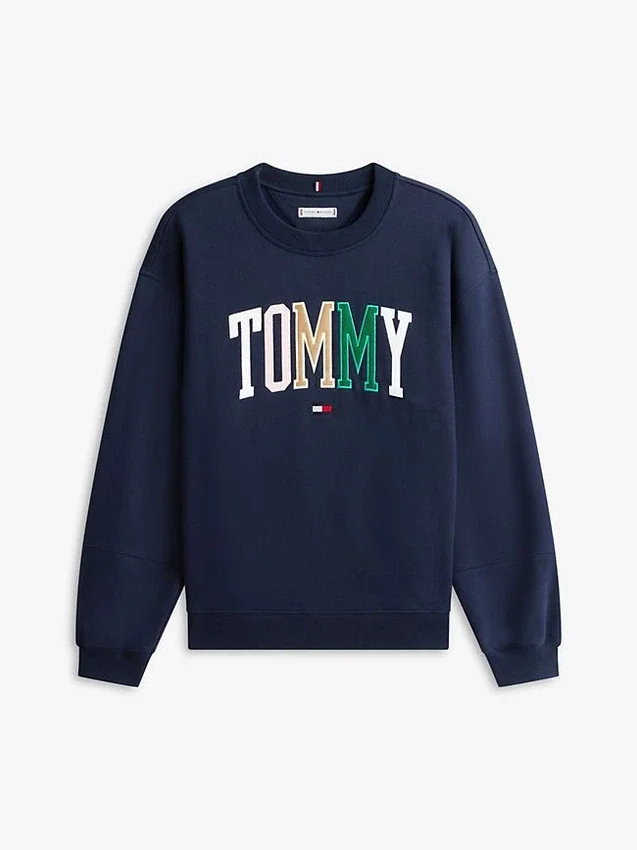 Multicolor Varsity Tommy Logo Sweatshirt Multicolor Varsity Tommy Logo Sweatshirt