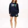 Multicolor Varsity Tommy Logo Sweatshort Multicolor Varsity Tommy Logo Sweatshort