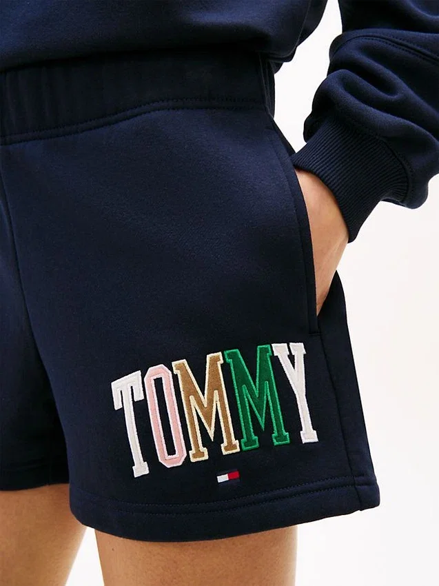 Multicolor Varsity Tommy Logo Sweatshort Multicolor Varsity Tommy Logo Sweatshort