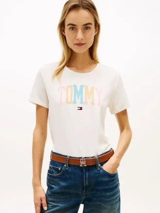 Multicolor Varsity Tommy Logo T-Shirt