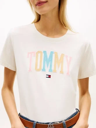Multicolor Varsity Tommy Logo T-Shirt