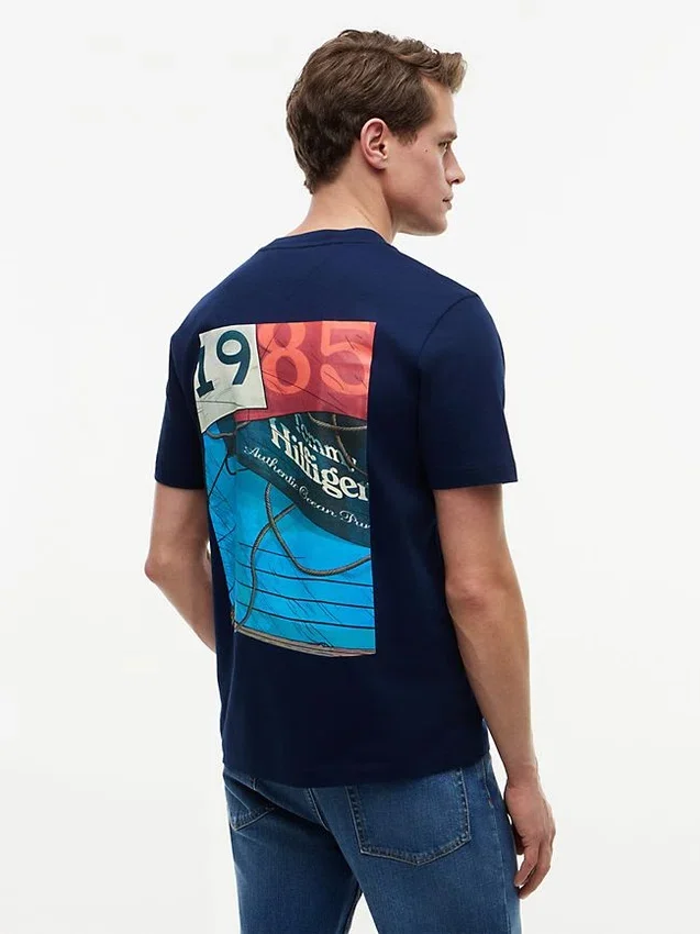 Nautical Back Graphic T-Shirt Nautical Back Graphic T-Shirt