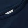 Nautical Gold-Button Boatneck T-Shirt