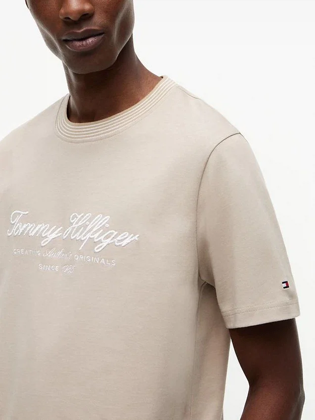 Nautical Script Logo Striped T-Shirt Nautical Script Logo Striped T-Shirt