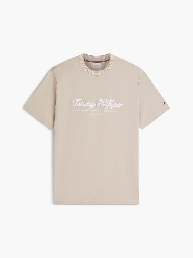 Nautical Script Logo Striped T-Shirt Nautical Script Logo Striped T-Shirt