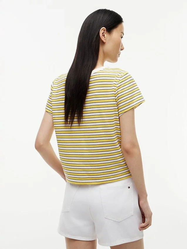 Nautical Script Monogram Striped T-Shirt Nautical Script Monogram Striped T-Shirt