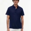 New York Label Cotton-Linen Blend Polo New York Label Cotton-Linen Blend Polo