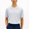 New York Label Cotton-Linen T-Shirt New York Label Cotton-Linen T-Shirt