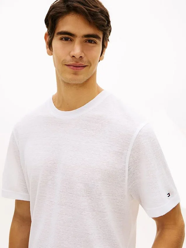 New York Label Cotton-Linen T-Shirt New York Label Cotton-Linen T-Shirt
