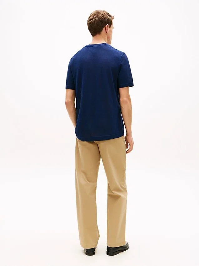 New York Label Cotton-Linen T-Shirt New York Label Cotton-Linen T-Shirt