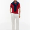 New York Label Knit Tipped T-Shirt New York Label Knit Tipped T-Shirt