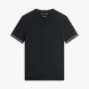 New York Label Knit Tipped T-Shirt New York Label Knit Tipped T-Shirt