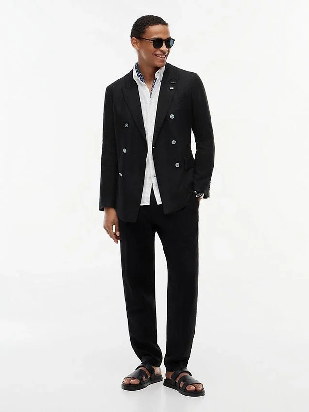 New York Label Linen Blazer New York Label Linen Blazer