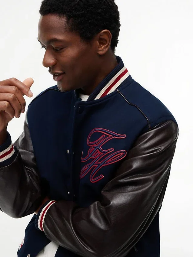 New York Label Mixed Media Jacket New York Label Mixed Media Jacket