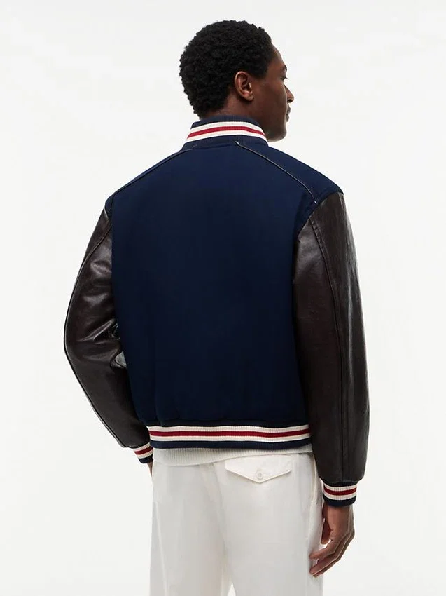 New York Label Mixed Media Jacket New York Label Mixed Media Jacket