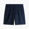 New York Label Pleated Wool Chino Short New York Label Pleated Wool Chino Short