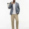 New York Label Regular Fit Linen Blazer New York Label Regular Fit Linen Blazer