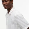 New York Label Relaxed Linen-Blend Shirt