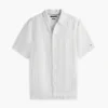 New York Label Relaxed Linen-Blend Shirt