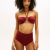 O-Ring Halter Bandeau Bikini Top